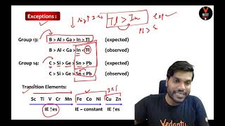 general trends of ionization enthalpy in periodic table by arvind sir [upl. by Lashondra]