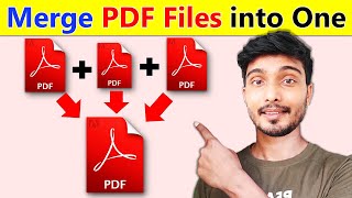 How to merge pdf files into one  How to combine pdf files into one Convert 2 pdf into one pdf file [upl. by Losiram]