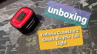 Unboxing of Enfitnix CubeLite 2 Smart Tail Light [upl. by Charin]