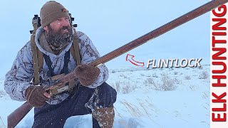 THIS is Elk Hunting FLINTLOCK Catch and Cook [upl. by Epp50]