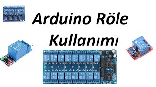 Röle Nedir Arduino Röle Kullanımı [upl. by Vashtee123]