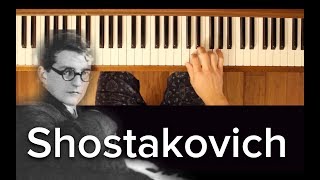 Lyrical Waltz Shostakovich Early Intermediate Classical Piano Tutorial [upl. by Yllatan213]