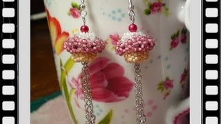 Beaded Cupcake 3D Beading Tutorial by HoneyBeads1 Video tutorial [upl. by Mullac]