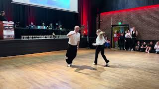 NM Folkeswing i Kirkenes 121024  Finale Fast  Voksen A  Kim og Martine [upl. by Thorr]