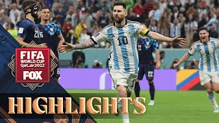 Argentina vs Croatia Highlights  2022 FIFA World Cup  Semifinals [upl. by Kale14]