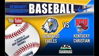 Reinhardt Baseball vs KCU DH Game One  3232024 1 pm [upl. by Aihtekal]