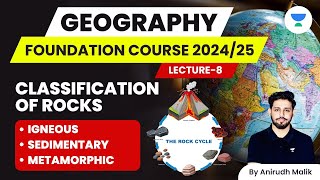 Classification of Rocks  Igneous Sedimentary and Metamorphic Rocks  Geography  Anirudh Malik [upl. by Ahtenak]