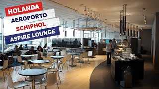 🇳🇱 Sala VIP Aspire Lounge Aeroporto de Schiphol  Holanda PatriciaViaja [upl. by Poppy]