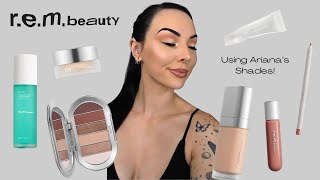 REM Beauty NEW Products Tutorial amp Review  Using The Same Shades As Ariana Grande [upl. by Plante]