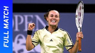 Martina Hingis vs Monica Seles Full Match  US Open 2000 Quarterfinal [upl. by Lafleur]