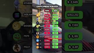 crypto predictions 2025 web3 ETH crypto uang bitcoin BTC pepecoin pnut shib memedog [upl. by Winterbottom]