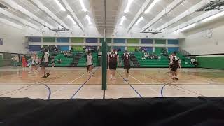 Ponoka Broncs vs Wetaskiwin Sabres JV boys volleyball 1st set [upl. by Theresa]