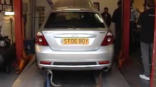 Ford Mondeo ST220 Rolling Road amp ¼ Mile Run1 [upl. by Neersan]