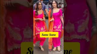 Shehnaaz Gill and Jannat Same dress 👗shortsbeta trending viral shortvideos ytshorts shorts [upl. by Evannia]