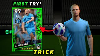 Trick To Get 100 Rated E Haaland From Potw Encored Stars Pack  eFootball 2024 Mobile [upl. by Cayser]