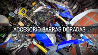 Barras doradas yamaha xtz 125  150  250 [upl. by Palua112]