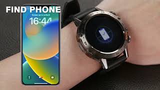 EIGIIS K52 smart watch function display smart watches connect to mobile phone [upl. by Anauqes540]