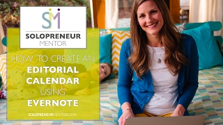 How to Create an Editorial Calendar Using Evernote [upl. by Adnohsirk]