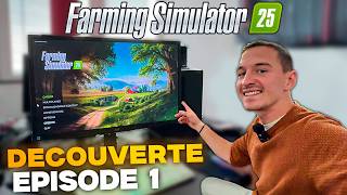 DECOUVERTE DE FARMING SIMULATOR 25 CHEZ GIANTS 1 [upl. by Neu71]