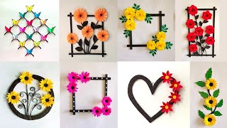 8 Easy Paper Wall Hanging Ideas  Paper Wallmate  Kagaj Ke Phool  Kagaj Ke Phool Banana  Diy [upl. by Assirok]