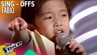 Fabio Santos  Banal na Aso Santong Kabayo  SingOffs  The Voice Kids Philippines 2023 [upl. by Alamak]