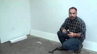 Wall Paneled Wainscoting Kit Installation  Step 2 Prybar [upl. by Ashbey341]