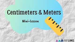 Centimeters amp Meters MiniLesson [upl. by Einna]