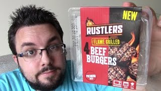 Rustlers Flame Grilled Beef Burgers Review [upl. by Dnana]