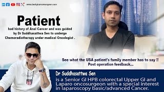 Patient had history of Anal Cancer  The treatment was successfully done  Patients feedback USA [upl. by Atirres869]