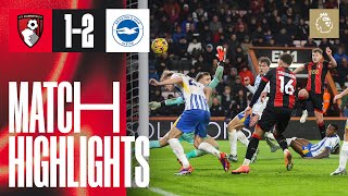 Brooks goal not enough against tenman Seagulls  AFC Bournemouth 12 Brighton [upl. by Tiffany502]