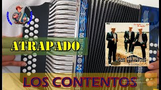 Los Contentos de Sinaloa  Atrapado TUTORIAL en Acordeon de SOL [upl. by Ailee]