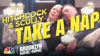 Hitchcock and Scully Sleeping on the Job  NBCs Brooklyn NineNine [upl. by Nylicaj]