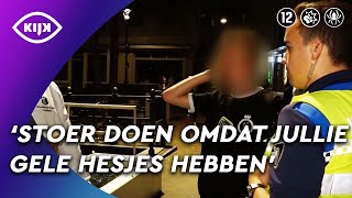 OPGEFOKTE TIENERS schelden er flink op los  De Handhavers  KIJK Misdaad [upl. by Yordan]