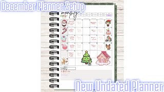 December Planner Setup  Plan with me for the new month  planner planwithme digitalplanner [upl. by Anbul607]