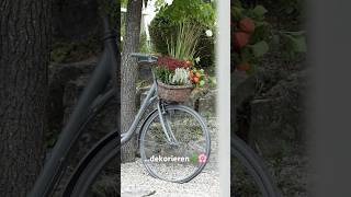 DIY UPCYCLING SchrottFahrrad wird zum Garten Highlight 🌿🌸 upcycling gardendecor diycrafts [upl. by Nerot]