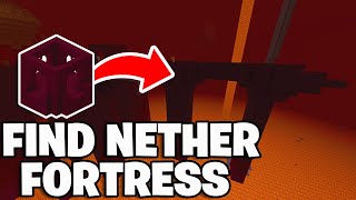 How To Find Nether Fortress In Minecraft 121  All Platforms [upl. by Emoraj]