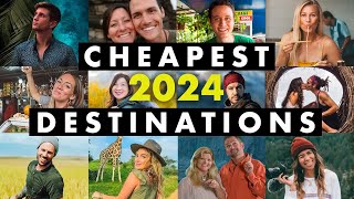 12 INSANELY CHEAP Budget Travel Destinations to Visit in 2024  Told By Expert Travellers [upl. by Nivlen5]