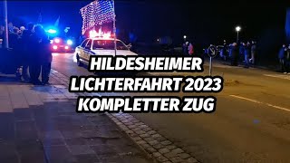 Lichterfahrt Hildesheim Lichterfahrt Hildesheim 17122023  Kompletter Auto Zug  Full HD [upl. by Waldos]