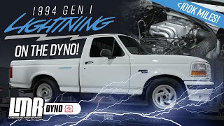 1994 Ford F150 SVT Lightning Dyno Rebuilt Engine amp Mild Cam Makes Good Power [upl. by Lanni]