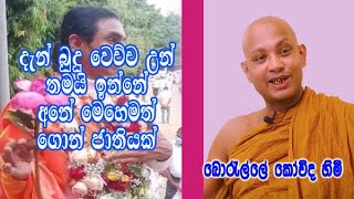 දැන් බුදු වෙච්ච උන් තමයි ඉන්නේ අනේ මෙහෙමත් ගොන් ජාතියක්  boralle kovida himi [upl. by Ginder]