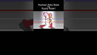 HUMAN AMY ROSE vs RUSTY ROSE [upl. by Innes]