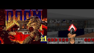 Doom II Hack of Doom SNES  Gameplay Map01Map02 [upl. by Helene840]