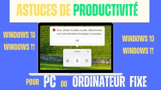 3 Astuces de productivité pour les utilisateurs de Microsoft Windows [upl. by Ydrah]