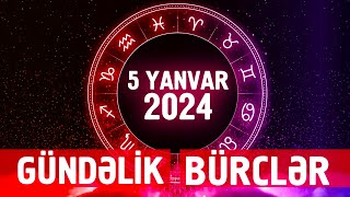 BÜRCLƏR  5 YANVAR 2024 SƏSLİ  Günün Bürc Proqnozu [upl. by Pamela703]