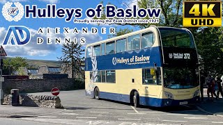 Hulleys Of Baslow Peak Link 272 Castleton to Sheffield via Bradwell amp Hunters Bar ADL Enviro400 [upl. by Eeramit]