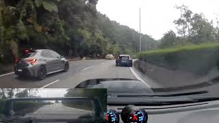 Genting Touge crz Chasing e36 corollagr eg6 porsche [upl. by Noyerb]