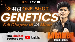 Genetics ICSE Class 10 One Shot  20242025  Notes  Biology Chapter 2 [upl. by Robi]