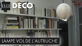 DIY déco  plâtre  ballon de baudruche  luminaire ultra tendance   Elle Déco [upl. by Blainey883]