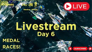 2023 49er 49erFX and Nacra 17 European Championships  Day 6 Live  MEDAL RACES [upl. by Lida887]