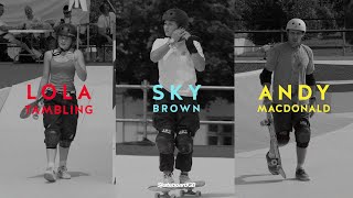 Skateboard GB Team for Paris 2024 Olympic Games  Lola Tambling Sky Brown amp Andy Macdonald [upl. by Nuavahs]